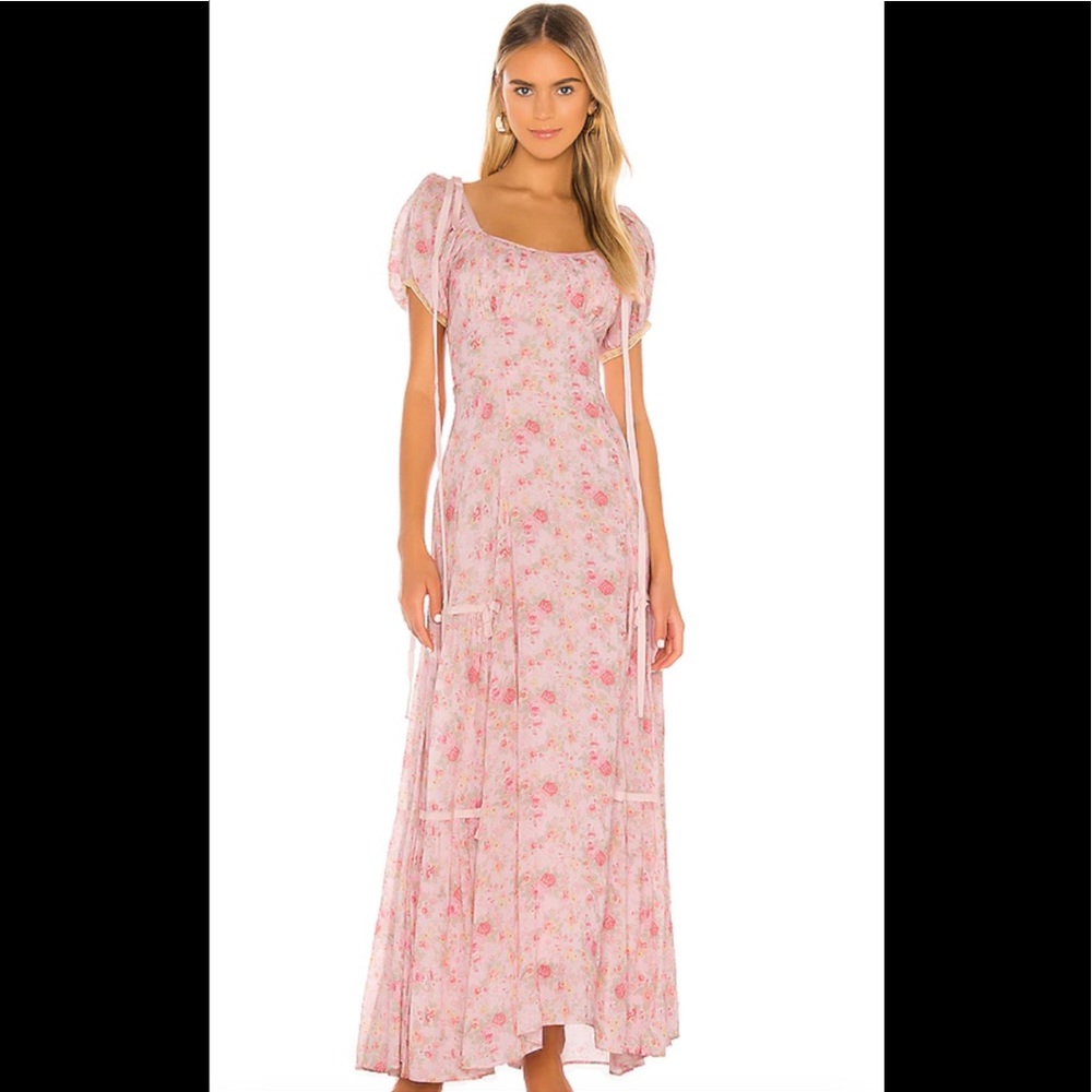 Loveshackfancy floral dress.